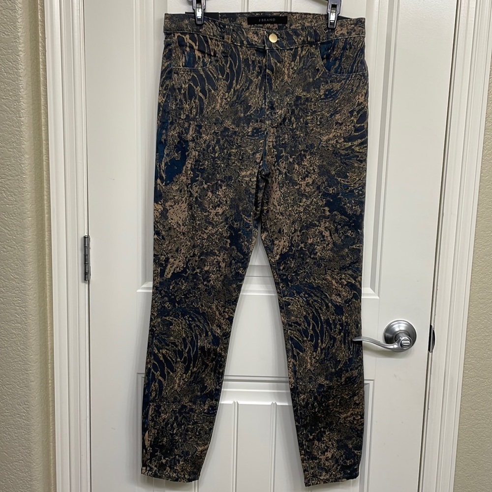 NWT J Brand Alana High Rise Crop Skinny in Gold Wave size 30‎